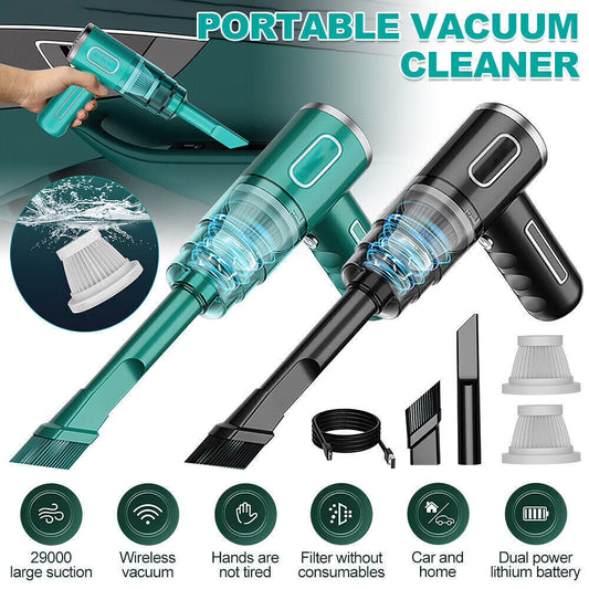 29000PA Cordless Hand Held Vacuum Cleaner Mini Portable Car Auto Home Wireless