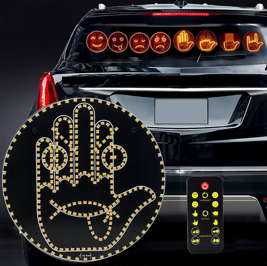 Car LED Indicator Light Smile Rear Window